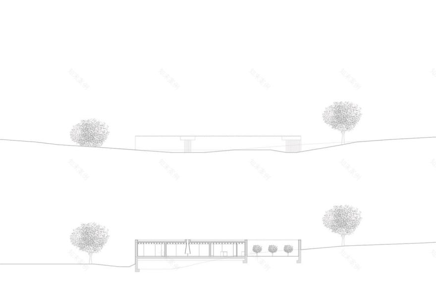 无尽景观中的白色诗意别墅设计丨戈者设计-19