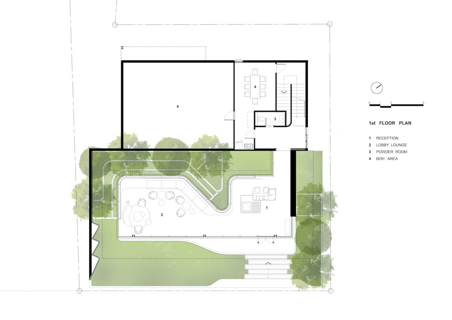 卡尔姆·阿里顶层公寓,展示画廊丨泰国曼谷丨Paon Architects-14