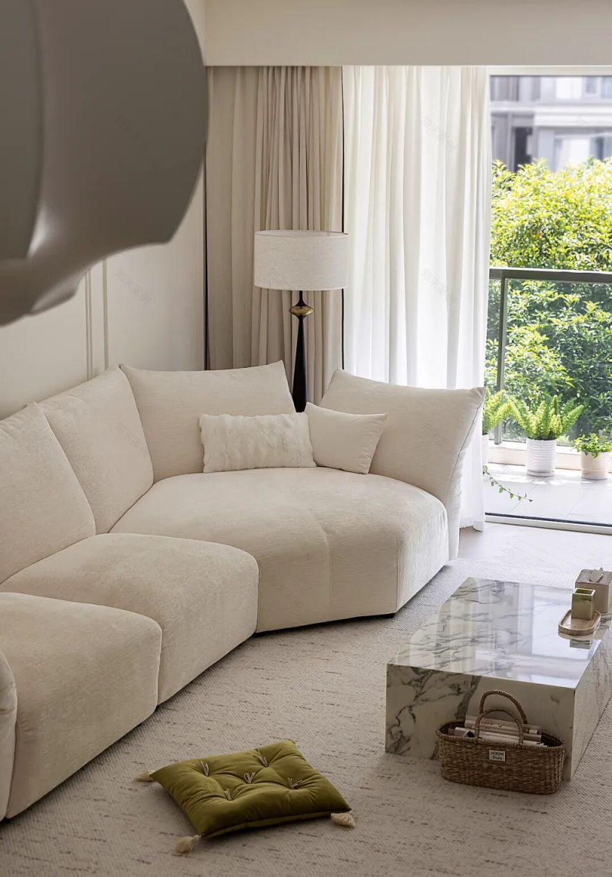 【新作】谁说小户型不能玩法式?97㎡治愈系空间,美到不想出门-52