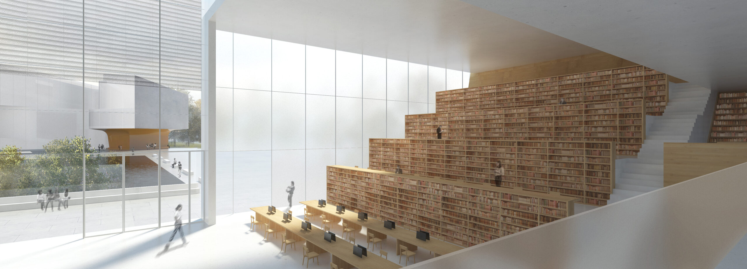 深圳美术馆和图书馆丨中国深圳丨Steven Holl Architects-27