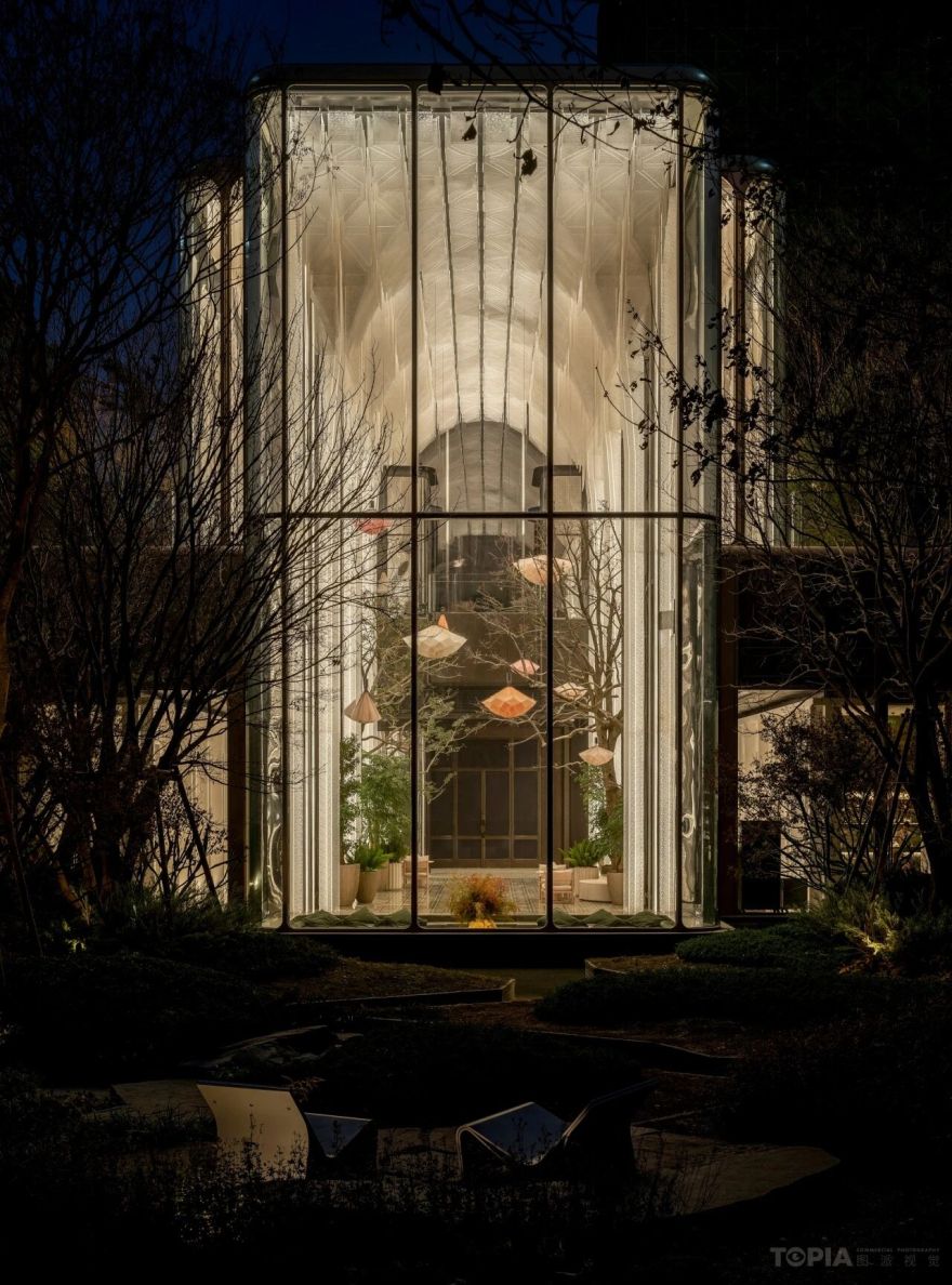 新作 DIA —— 写意山水 · 落日熔金「北京·华润置地 臻澐四季花厅 Urban luxury natural art」丨中国北京丨GAD吴轩-67