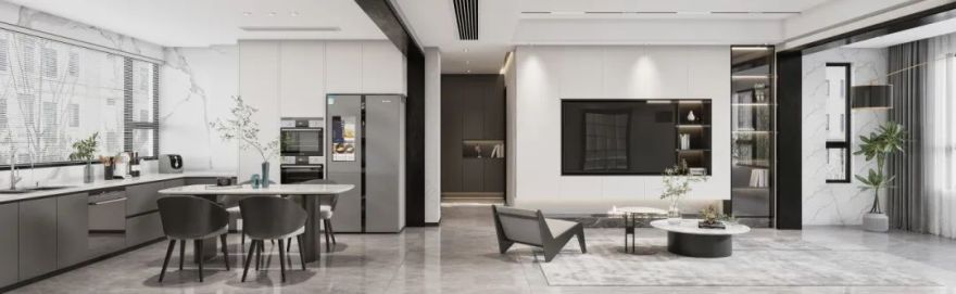 逐光优雅如诗 · 现代轻奢复式住宅设计丨壹号国际设计-74