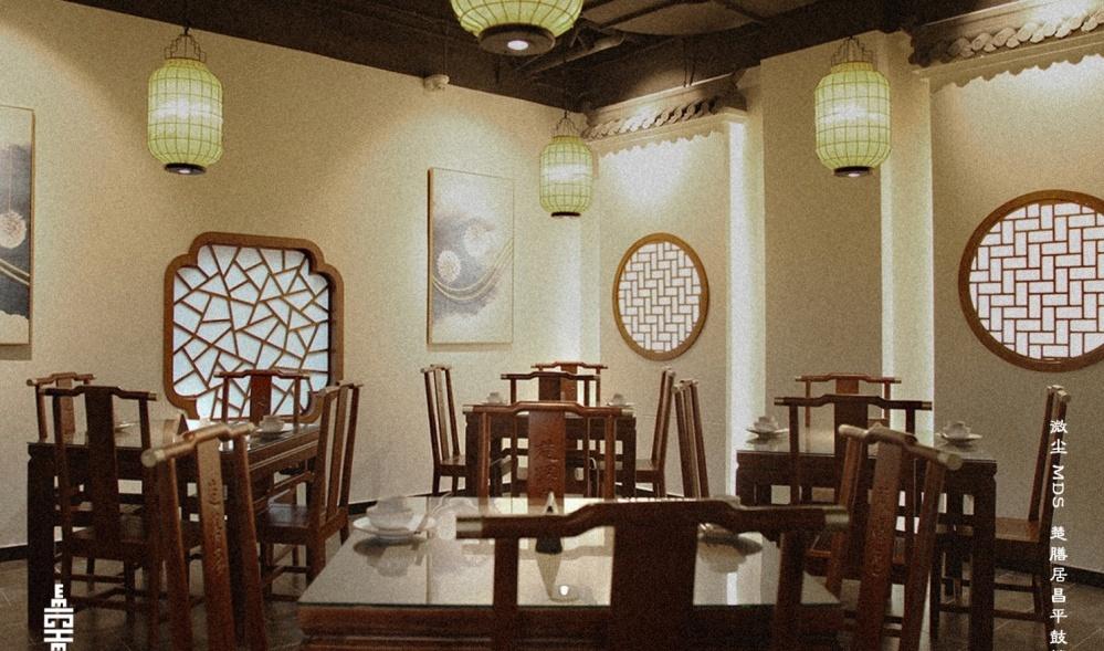 微尘空间设计事务所打造江南风情楚膳居餐厅-12