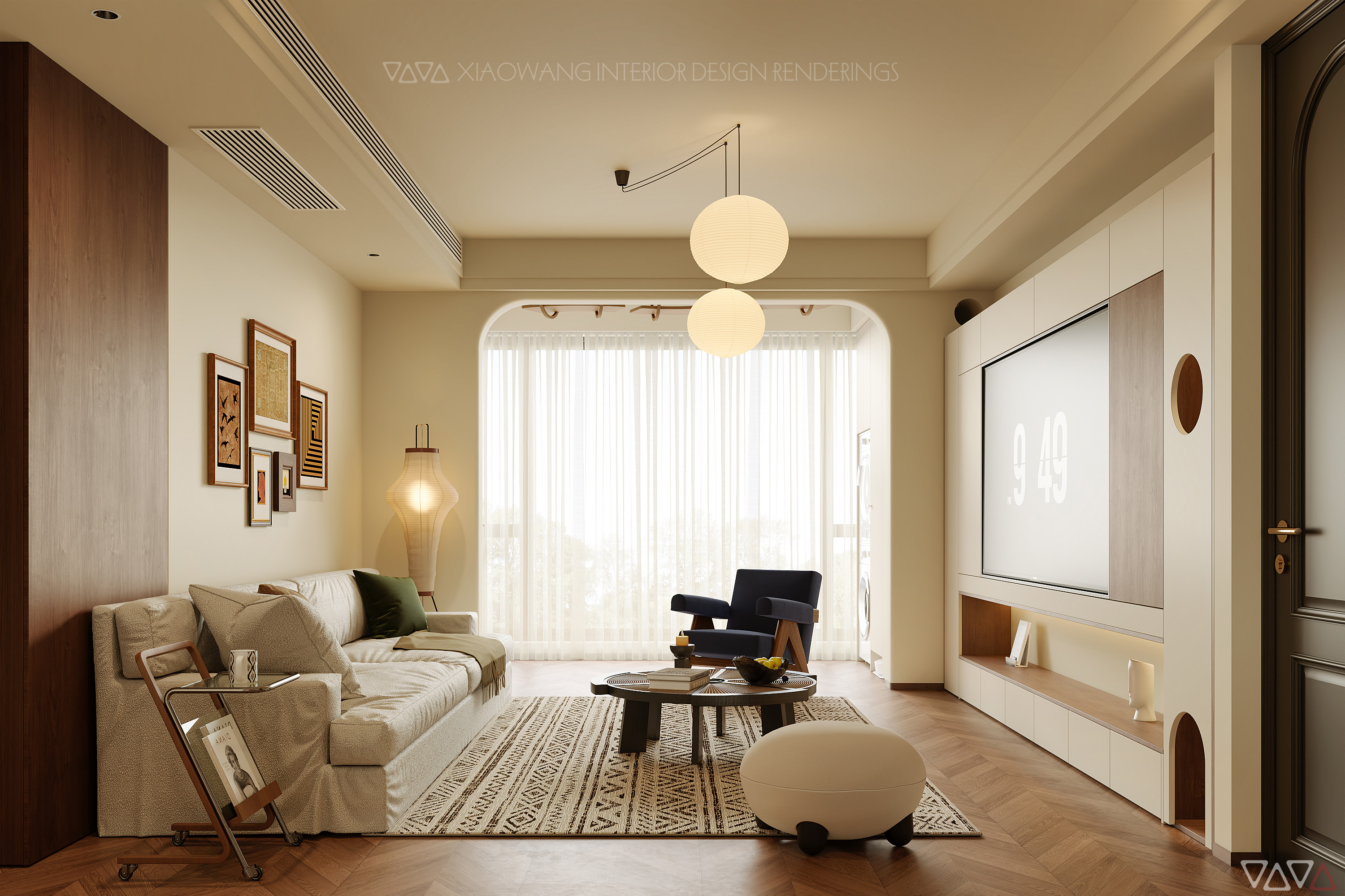 中古奶油风效果图-5