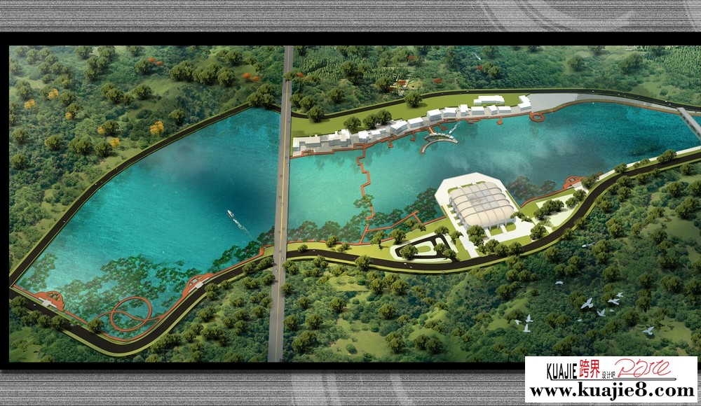 武当山新区 太极湖栈道景观-5