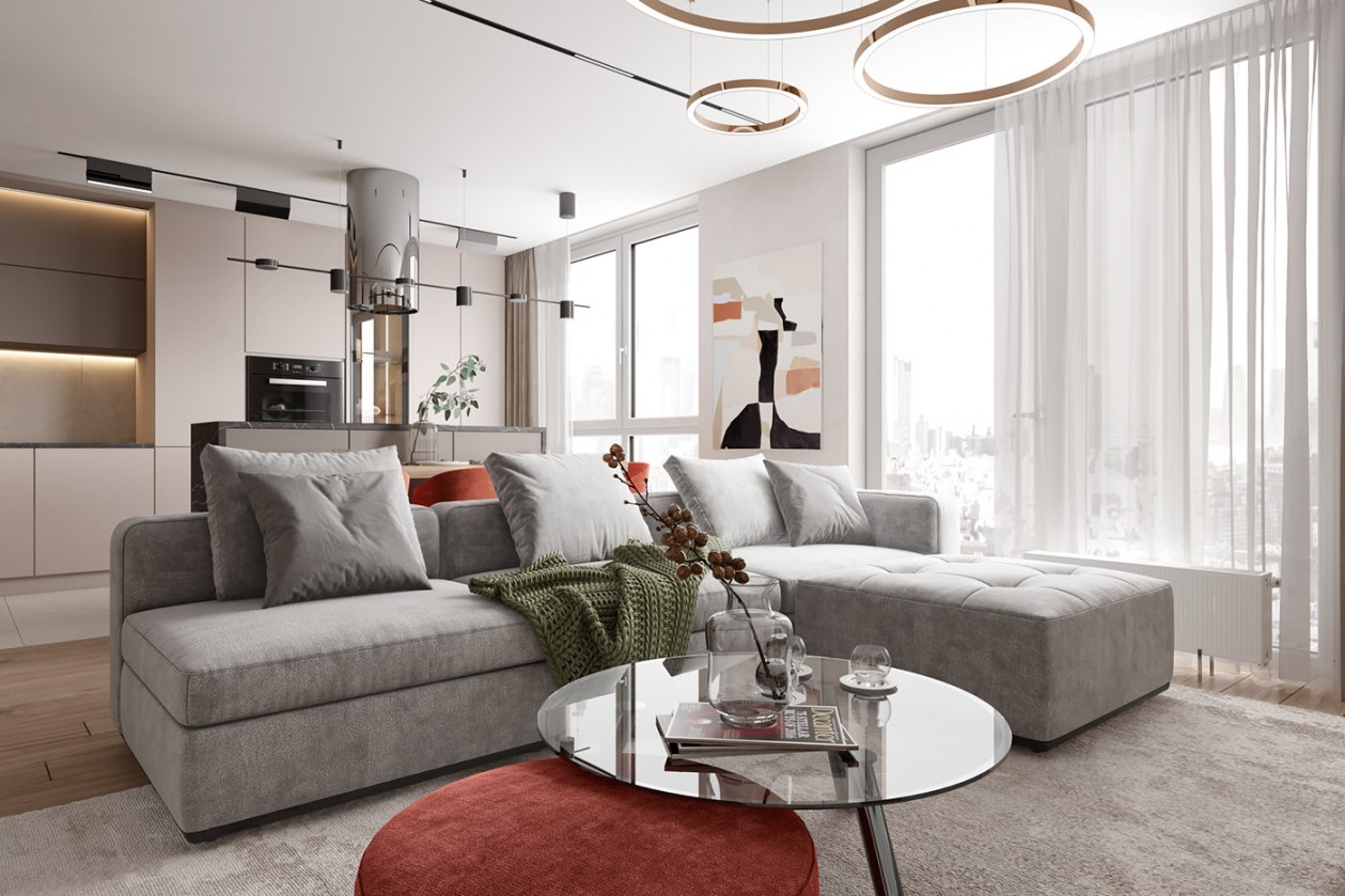 110㎡浅色系空间-3