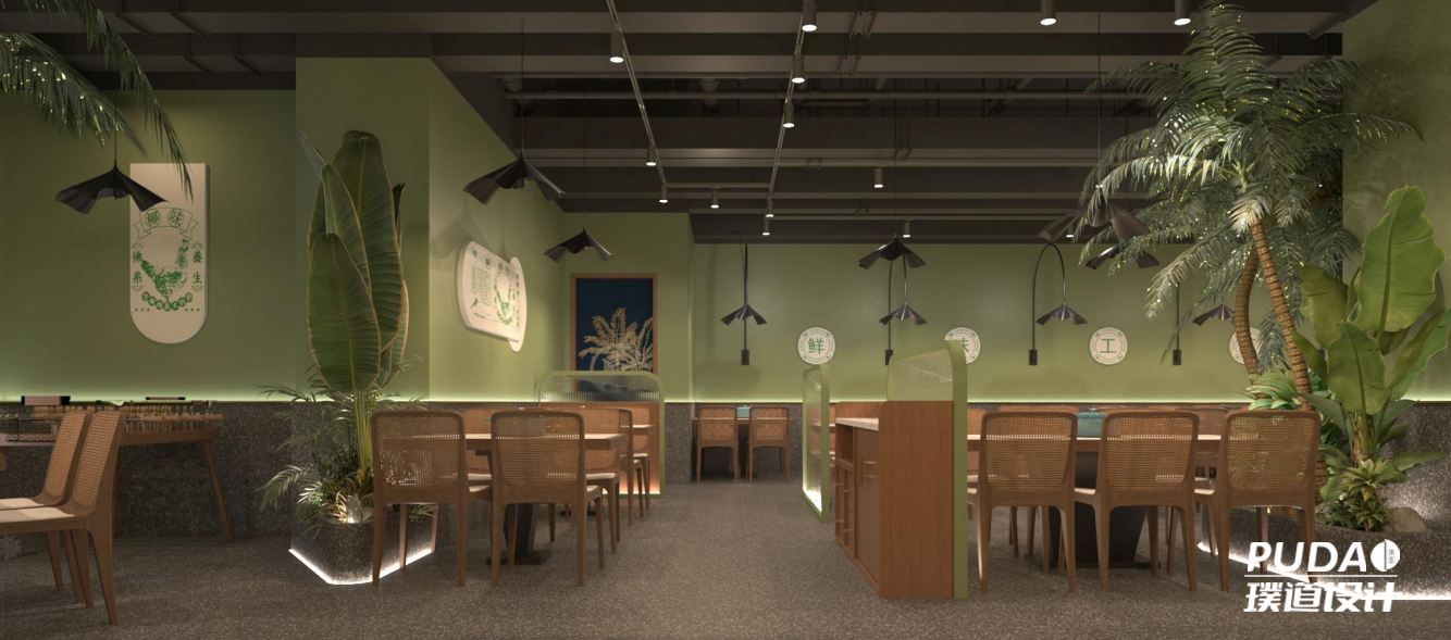 (椰味)椰子鸡空间设计丨璞道空间设计-29