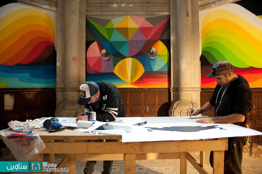 将100年历史教堂转变为彩色滑板场地丨西班牙丨艺术家Okuda San Miguel与Red Bull公司-12