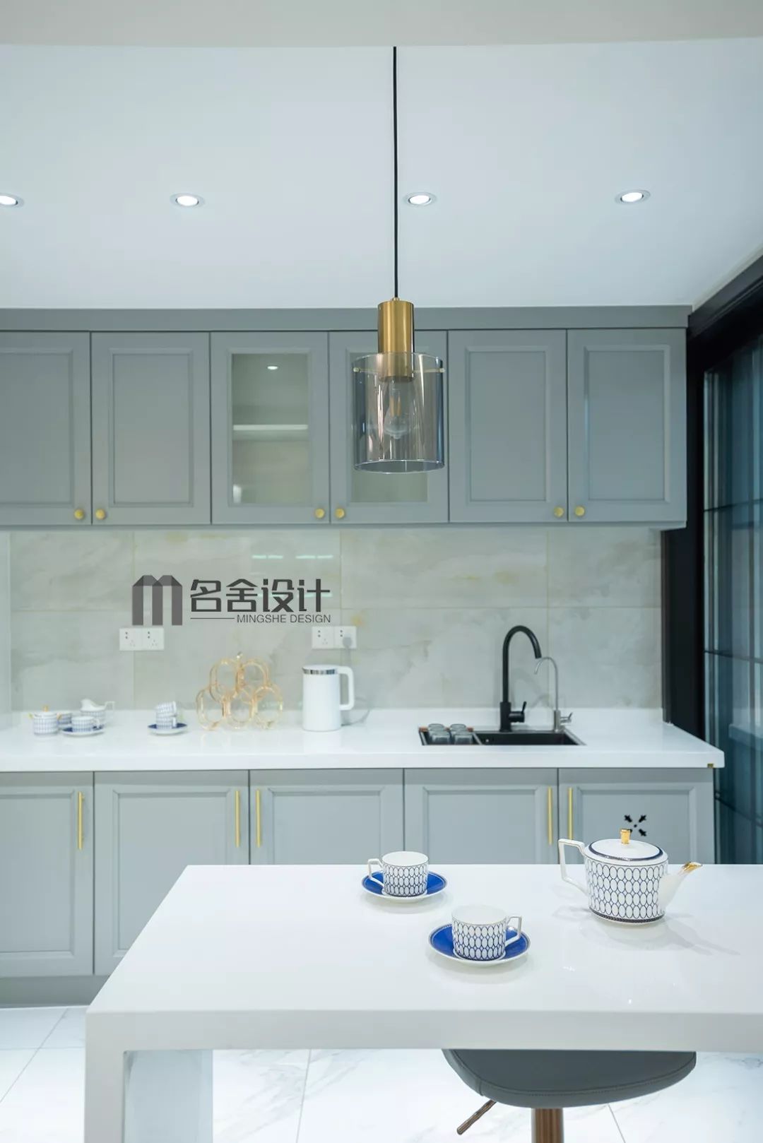 誉珑湖滨 196 平美式简约设计 | 蒙娜丽莎的早餐-21