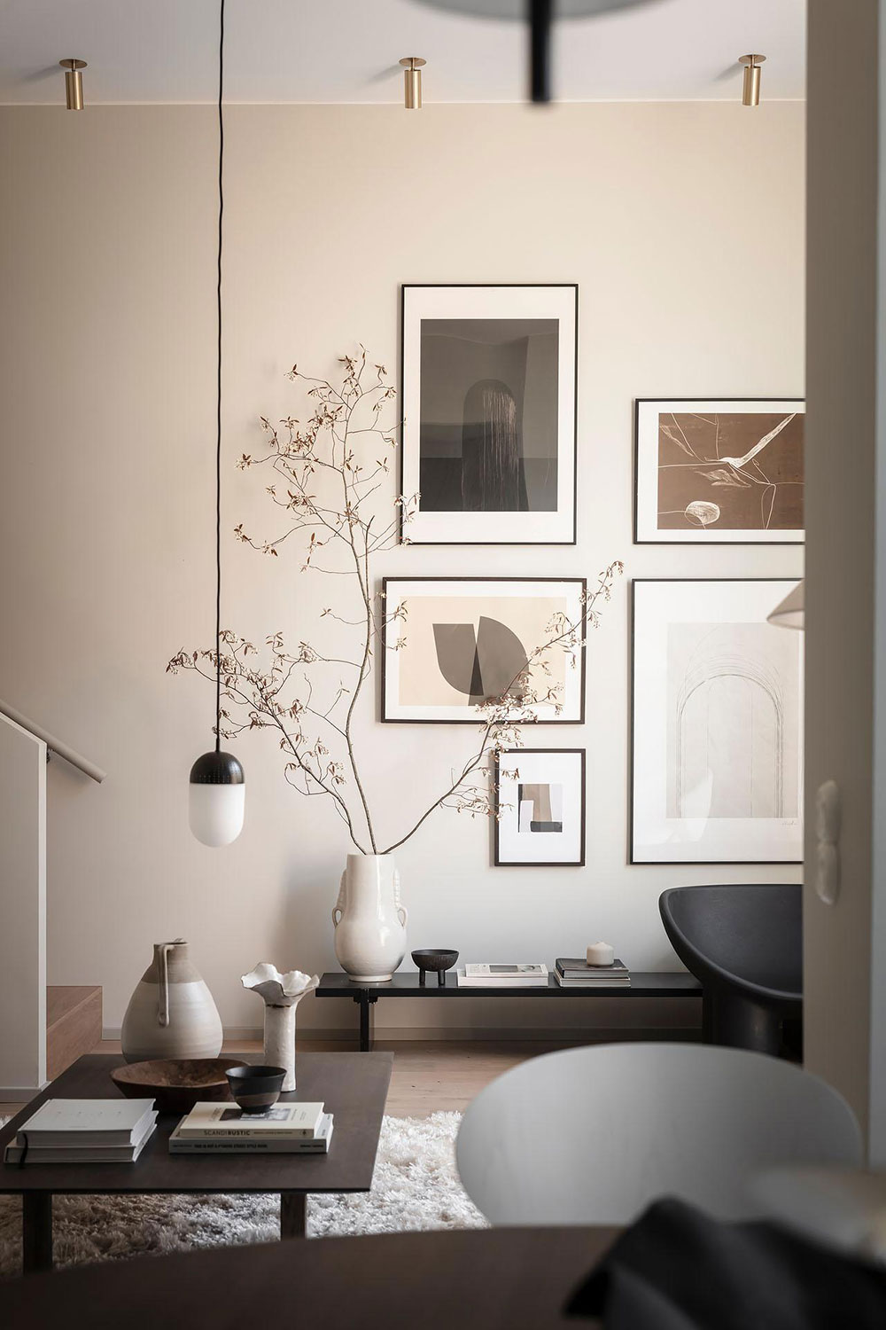 哥德堡带独立入口和露台的时尚公寓-2