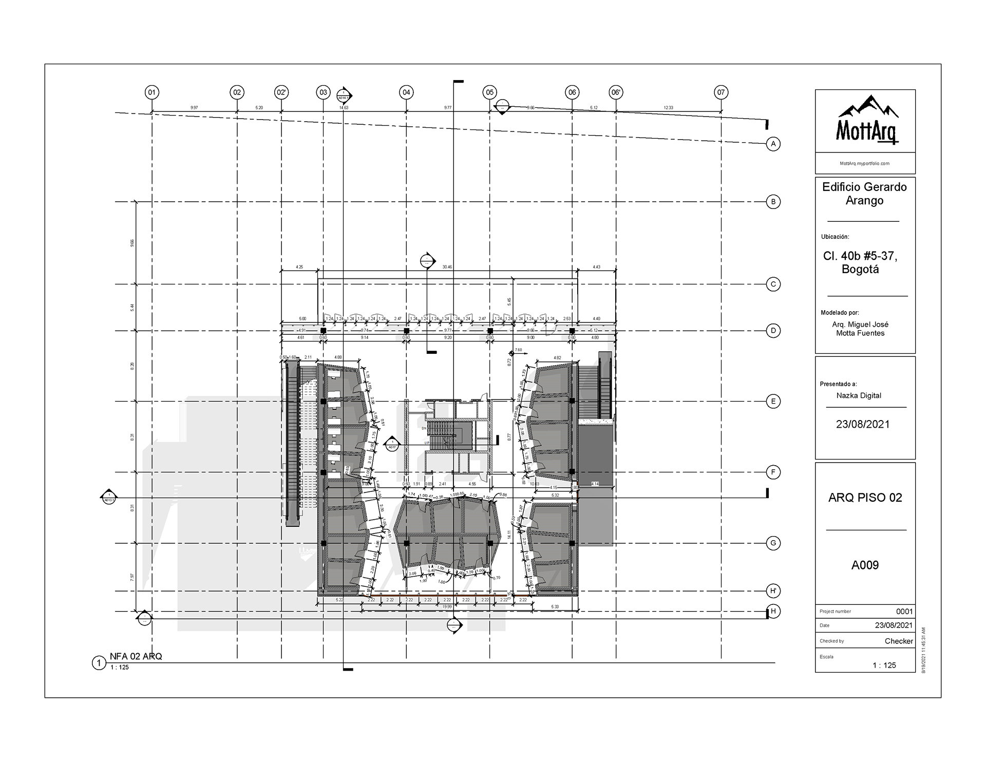 U Javeriana 艺术大楼建模-6