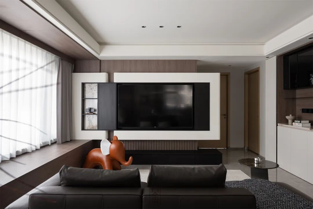 内舍软装丨139㎡意式风住宅，简而有序，勾勒摩登意式生活美学！-12