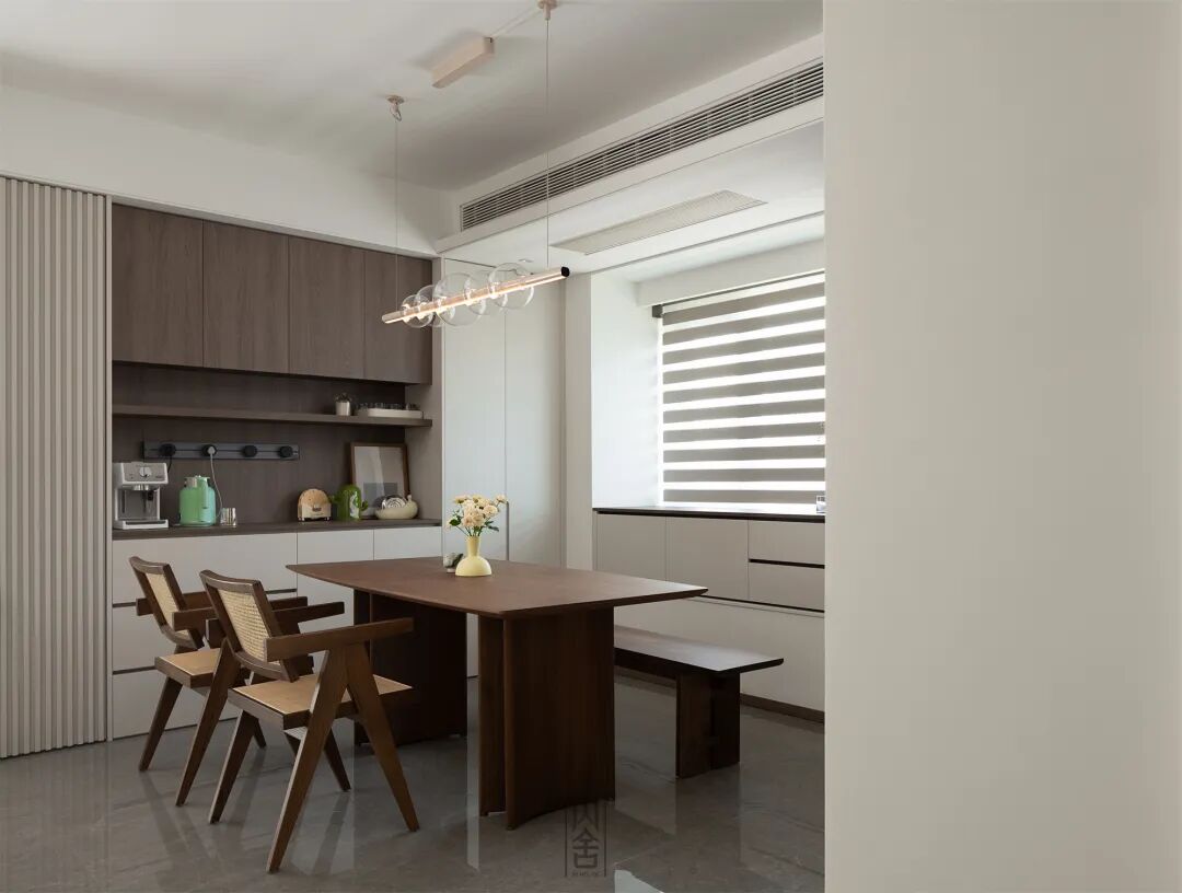 内舍软装丨128㎡现代+中古，细腻刻画时光深处的温柔~-19