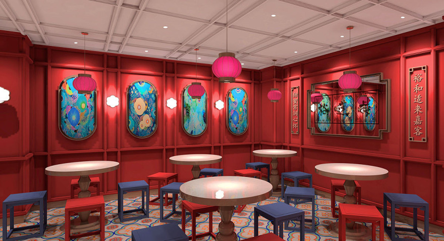 品深餐饮上海裕莲楼港式糖水店餐饮空间全案设计-25