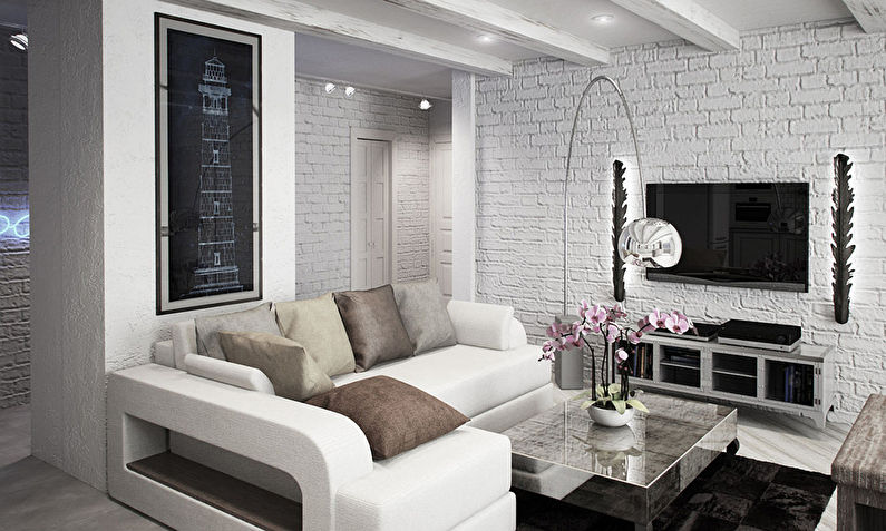 72平米公寓室内设计丨Юлия Агафонова-1