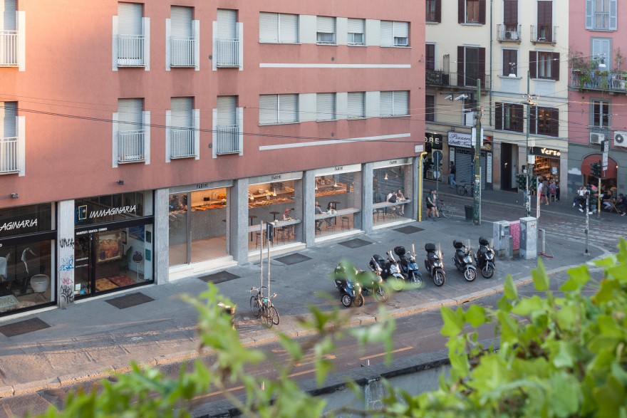 米兰 Farini 面包店-- 咖啡厅 打造多重视野的空间艺术-7