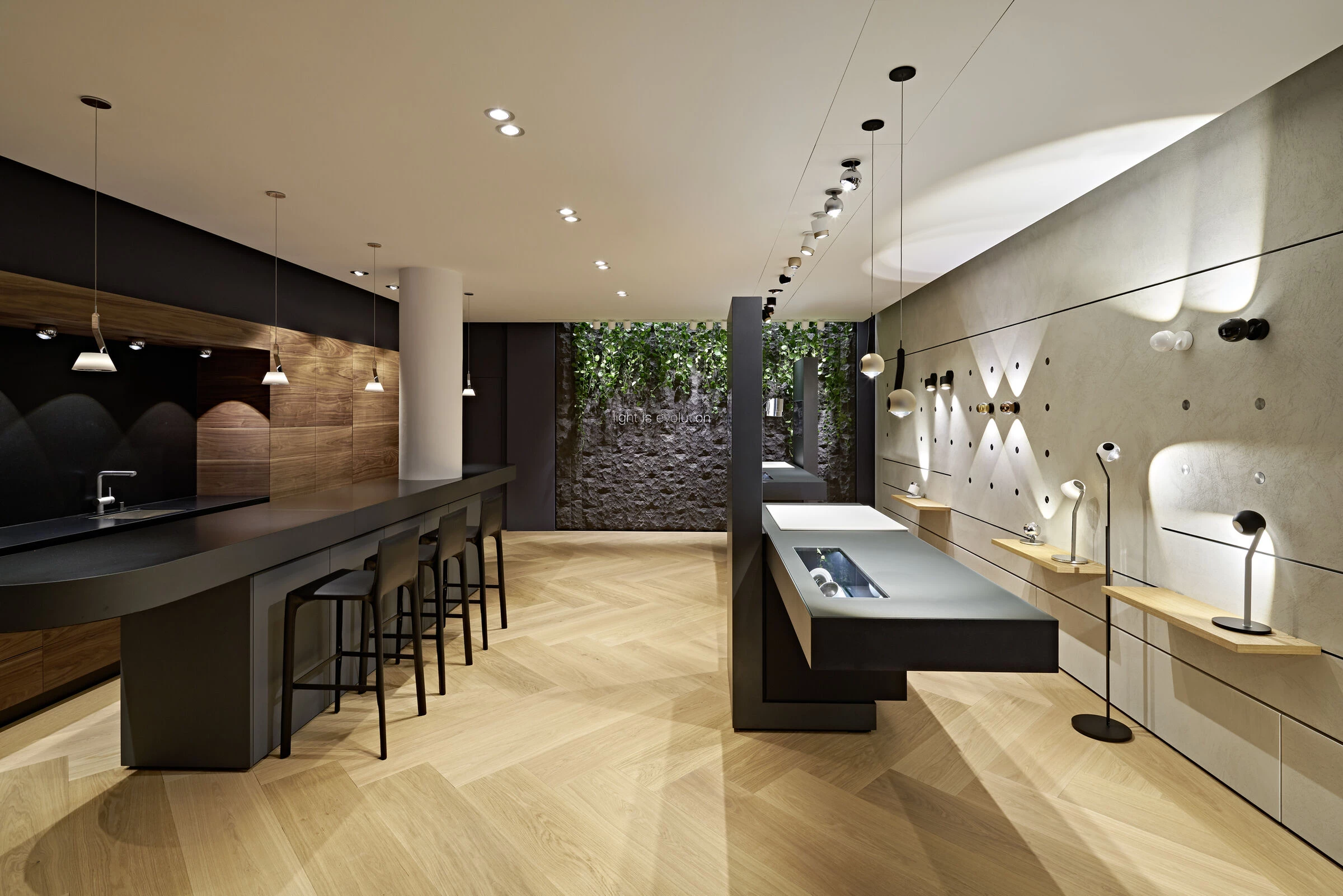 慕尼黑 Occhio 旗舰店 | 精致材料与柔和色调的灯光体验-14