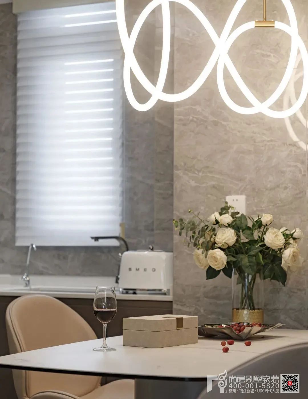 藕粉色温柔空间丨中国杭州丨杭州尚层装饰-37