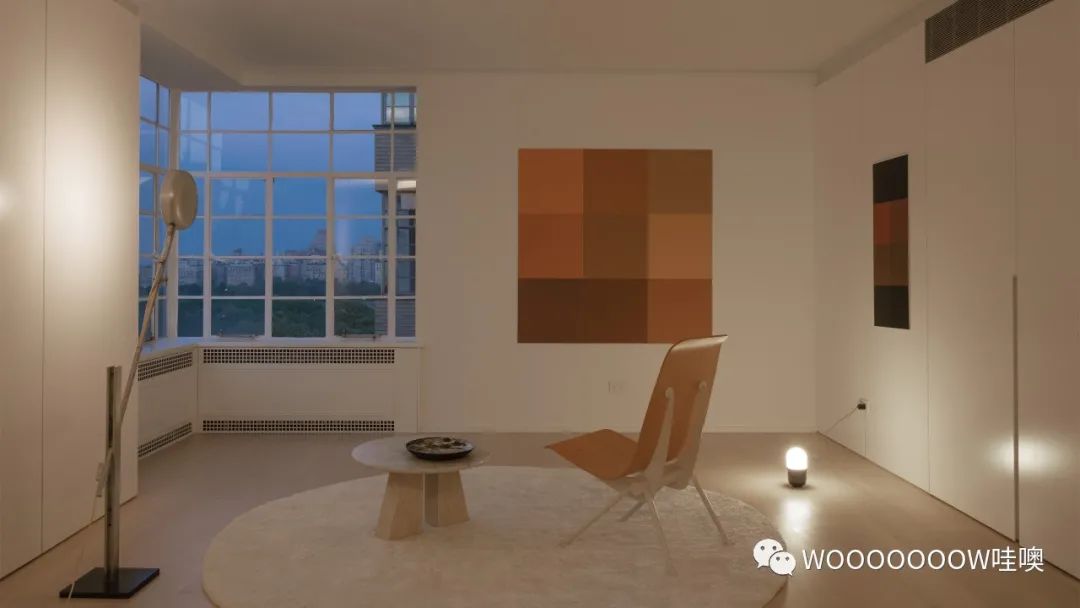 纽约 Central Park West Penthouse，极简自由流动空间-5