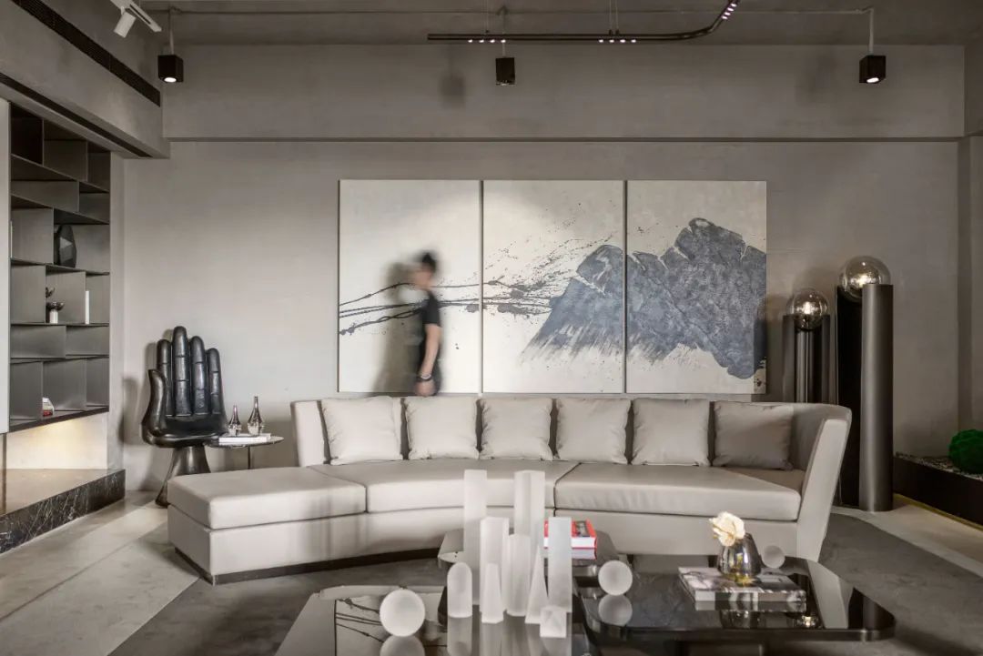 深圳福田区 1000㎡顶级奢华会所设计 | 低调优雅的高级灰空间-2