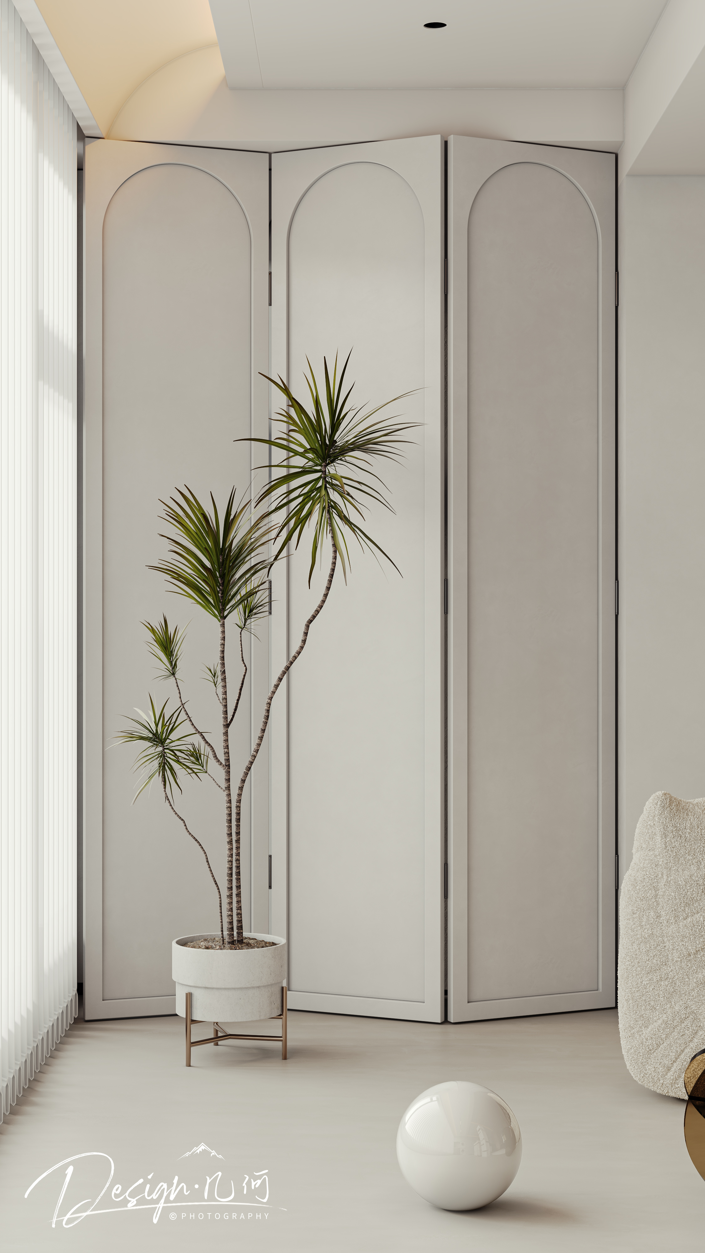 几何空间视觉表现 | 高速时代公馆法式奶油风-13