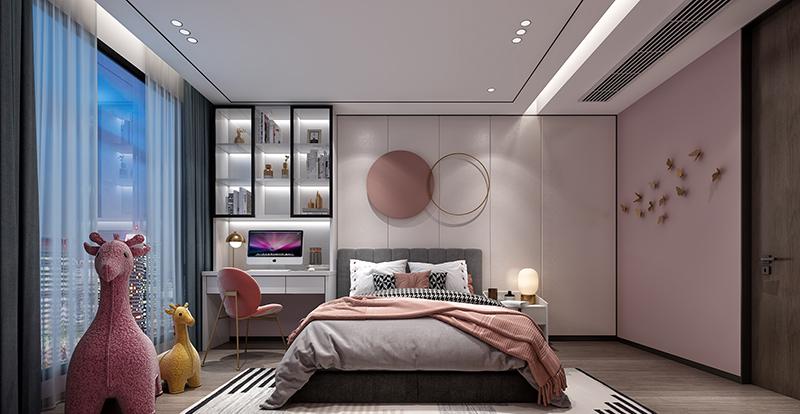 轻奢复式公寓，演绎现代色彩美学-19