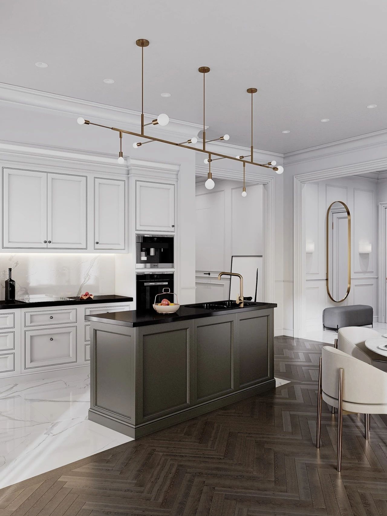 120㎡现代原木风公寓丨俄罗斯莫斯科丨Tanya Bykovskaya-11