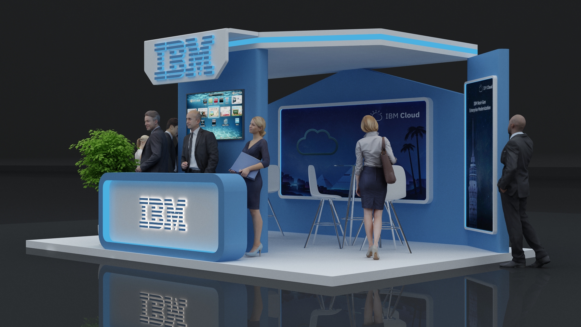 IBM Booth-1