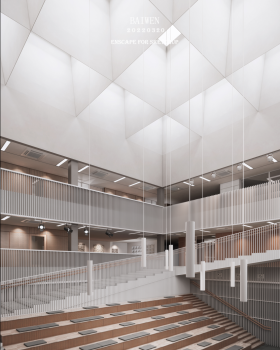 Enscape大型空间练习一（临摹未来学校项目）丨芬兰赫尔辛基