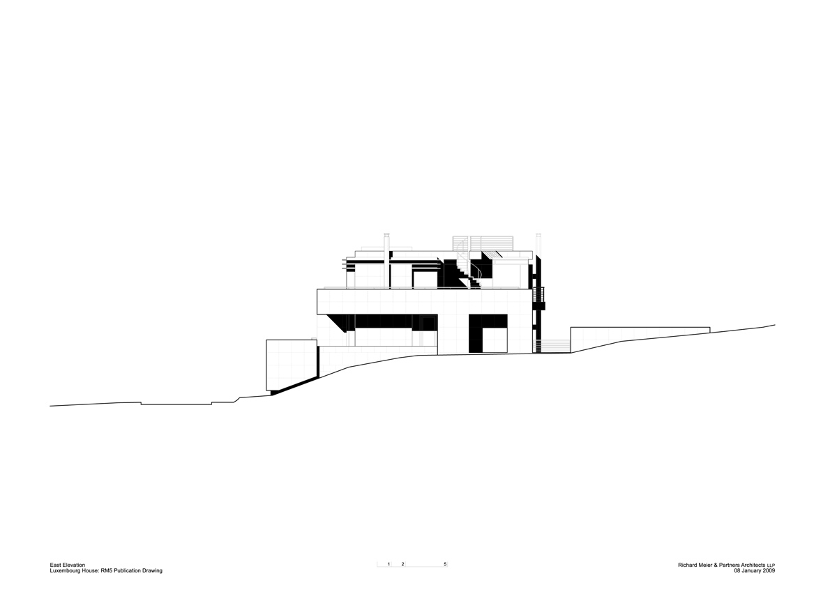 卢森堡 L 型隐居小墅丨richard meier 建筑事务所-25