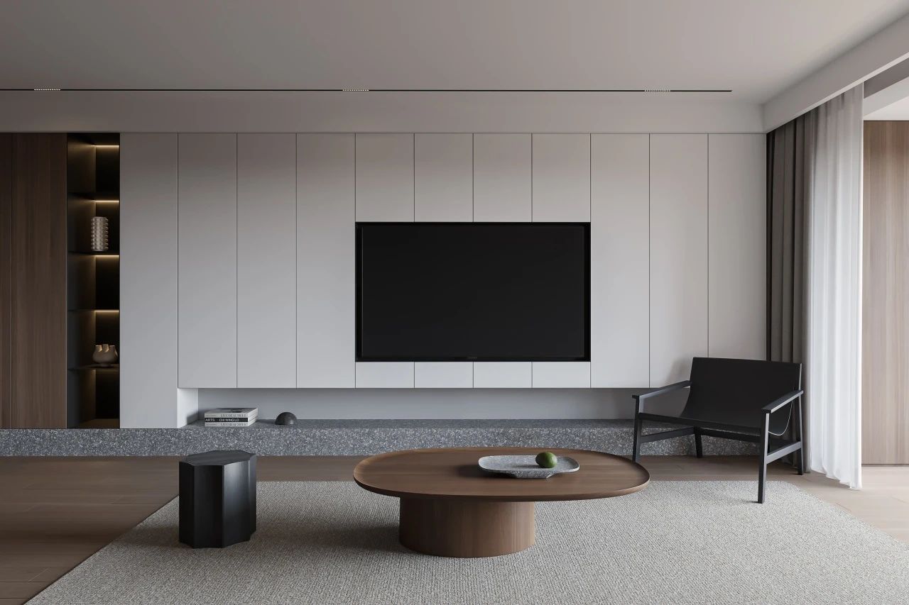 悬浮式电视背景墙设计-45