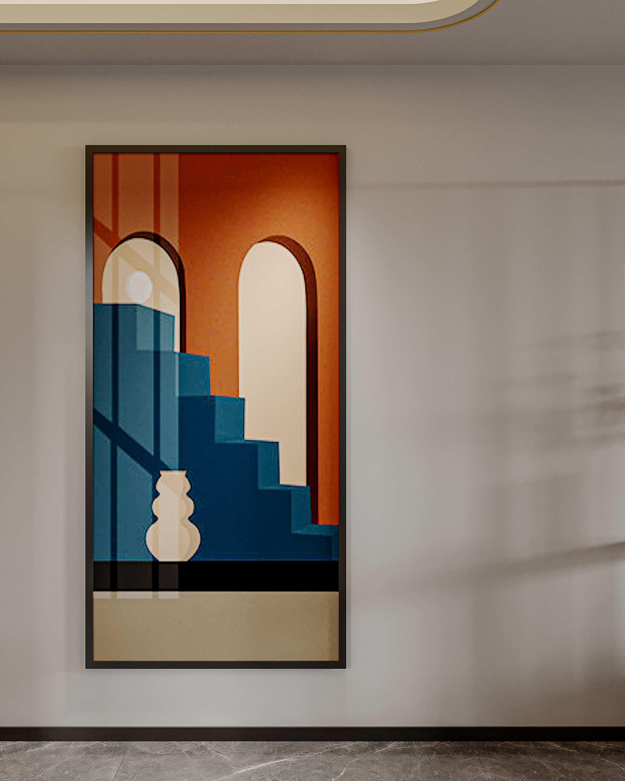 现代风格“仓溢景”室内设计案例-13