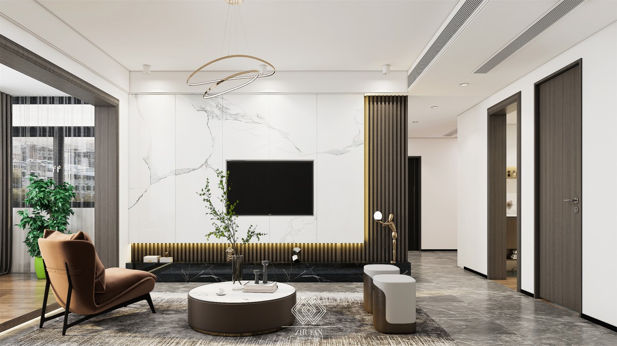 信旺华府骏苑 | 160平"大室"所趋的简约风！-5