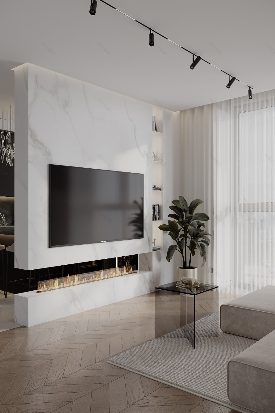 维尔纽斯,厨房与客厅区域 (注:Vilniy 可能是Vilnius维尔纽斯的拼写错误 ) 丨乌克兰-15