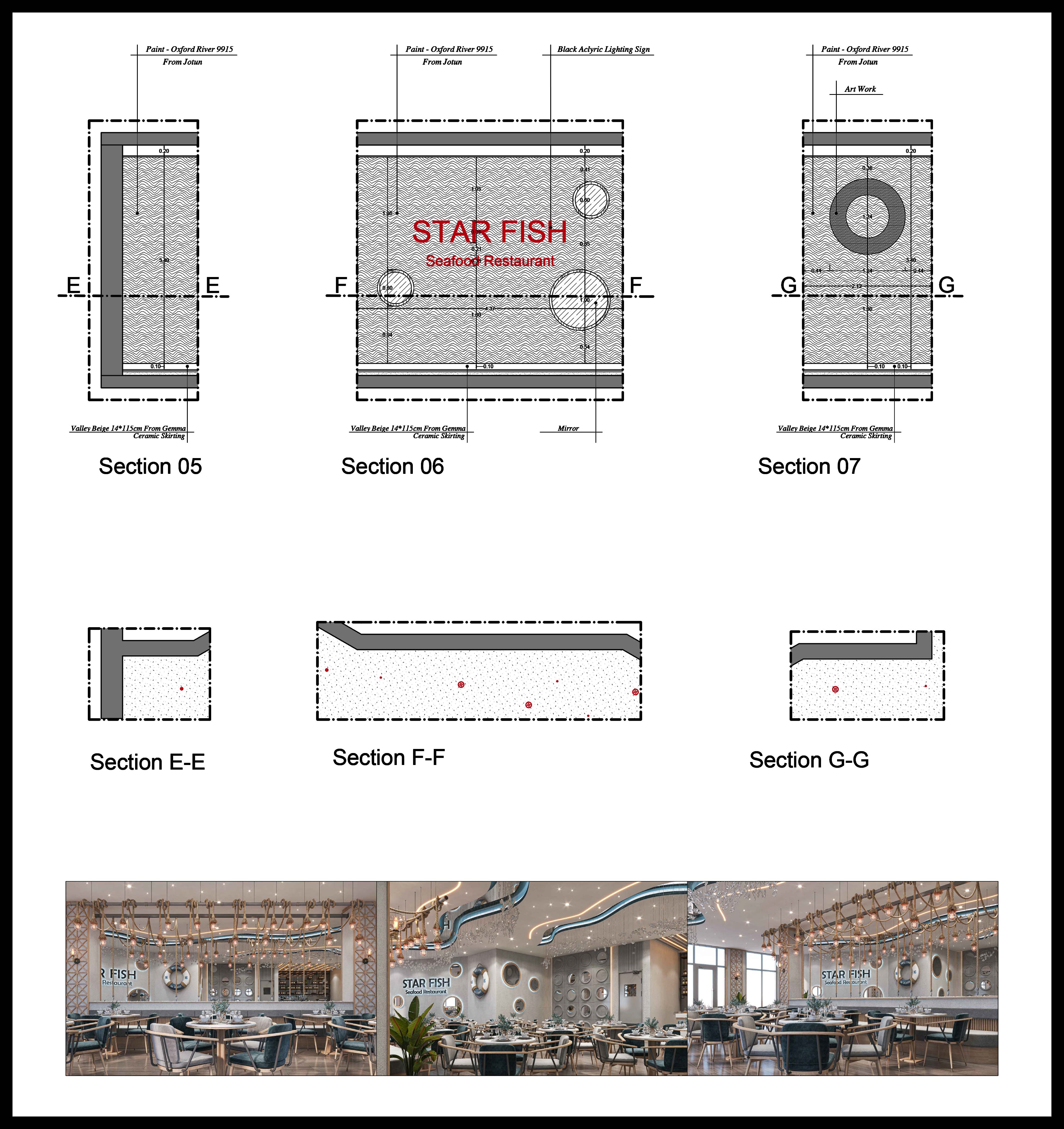 海鲜餐厅工作图纸丨ZIA Design&Construction-10