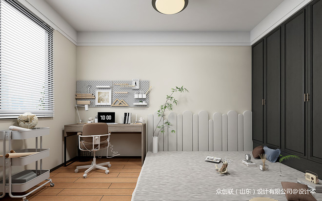 鲁商银座花园160平米三居装修-8