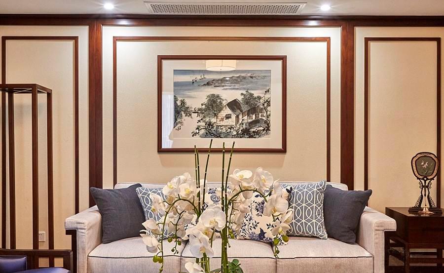 梦湖山庄新中式归来，打造别墅书香雅致空间-11