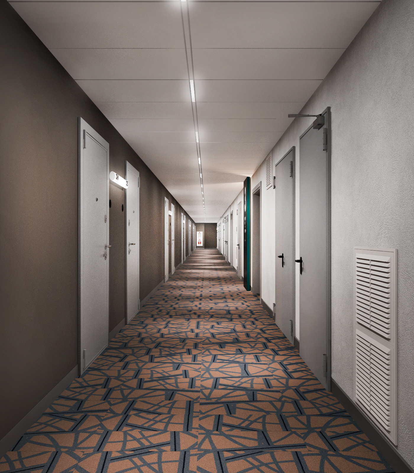 酒店大堂设计丨RedLine 设计工作室-20