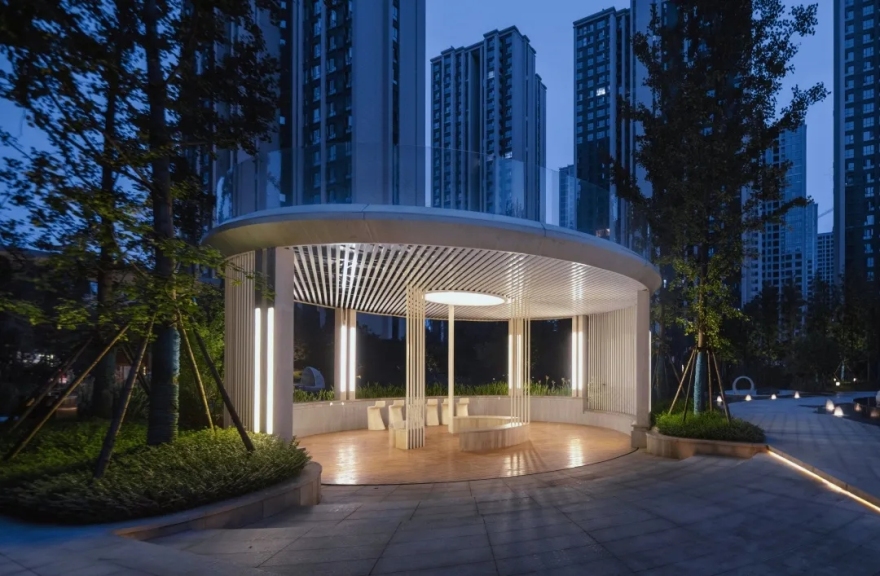 常德汇景中央广场住宅景观丨中国常德丨上禾景观设计-33