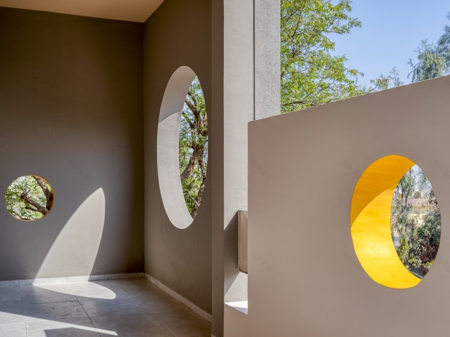 印度 Dhaval Rajnikant Mehta 博士小学扩建丨杜利亚建筑设计工作室-21