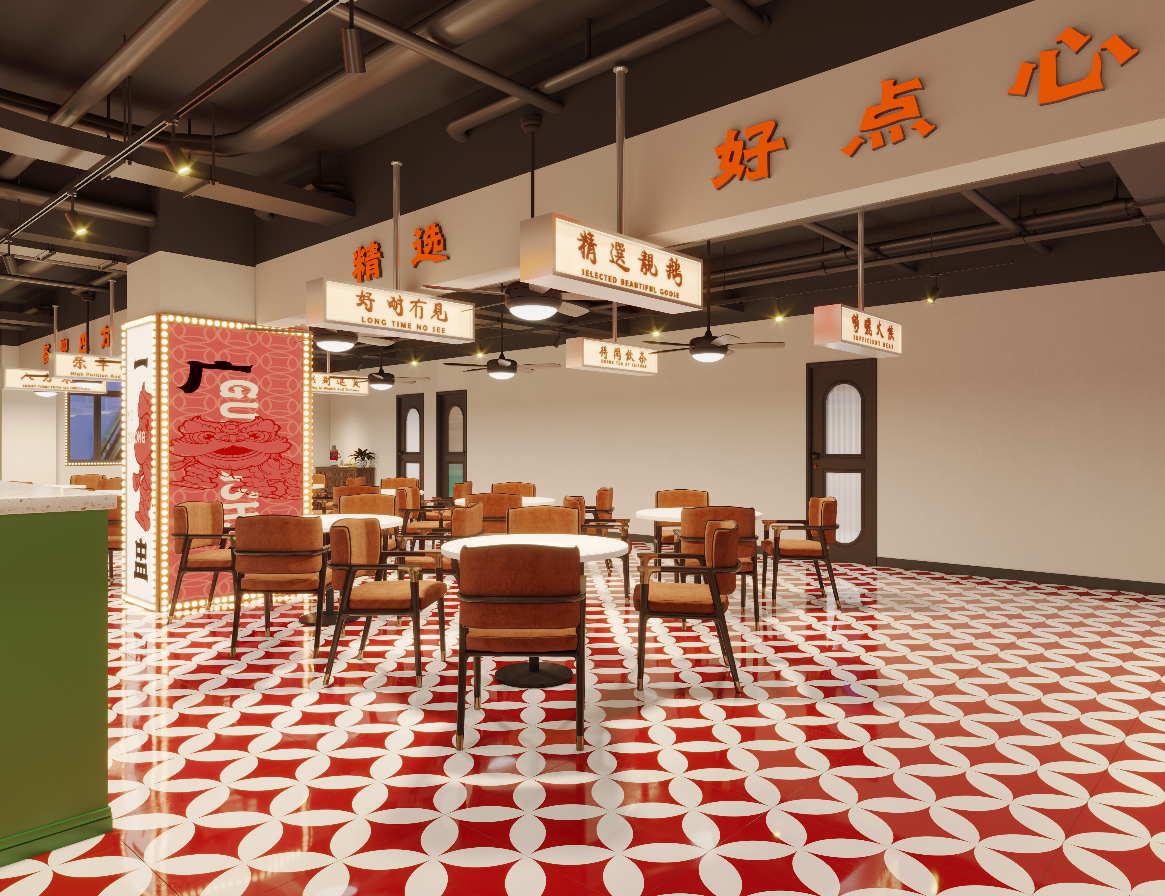 楼上点心铺·大排档丨BSD 品牌管家-26