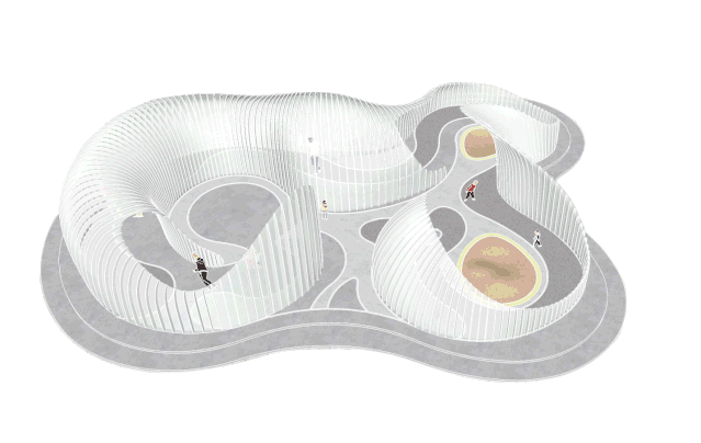 深圳大鹏新区“海之韵”装置——耐候钢打造的海洋主题互动空间-9