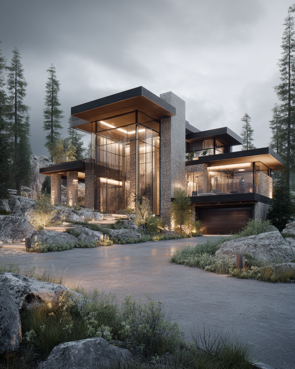 Luxury modern house (Calgary)-0