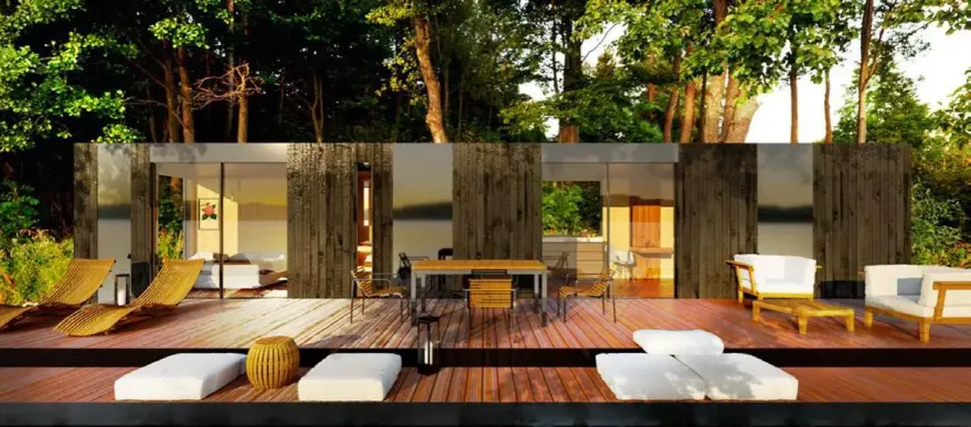 法国 Novablok 公司推出环保小型木屋-15