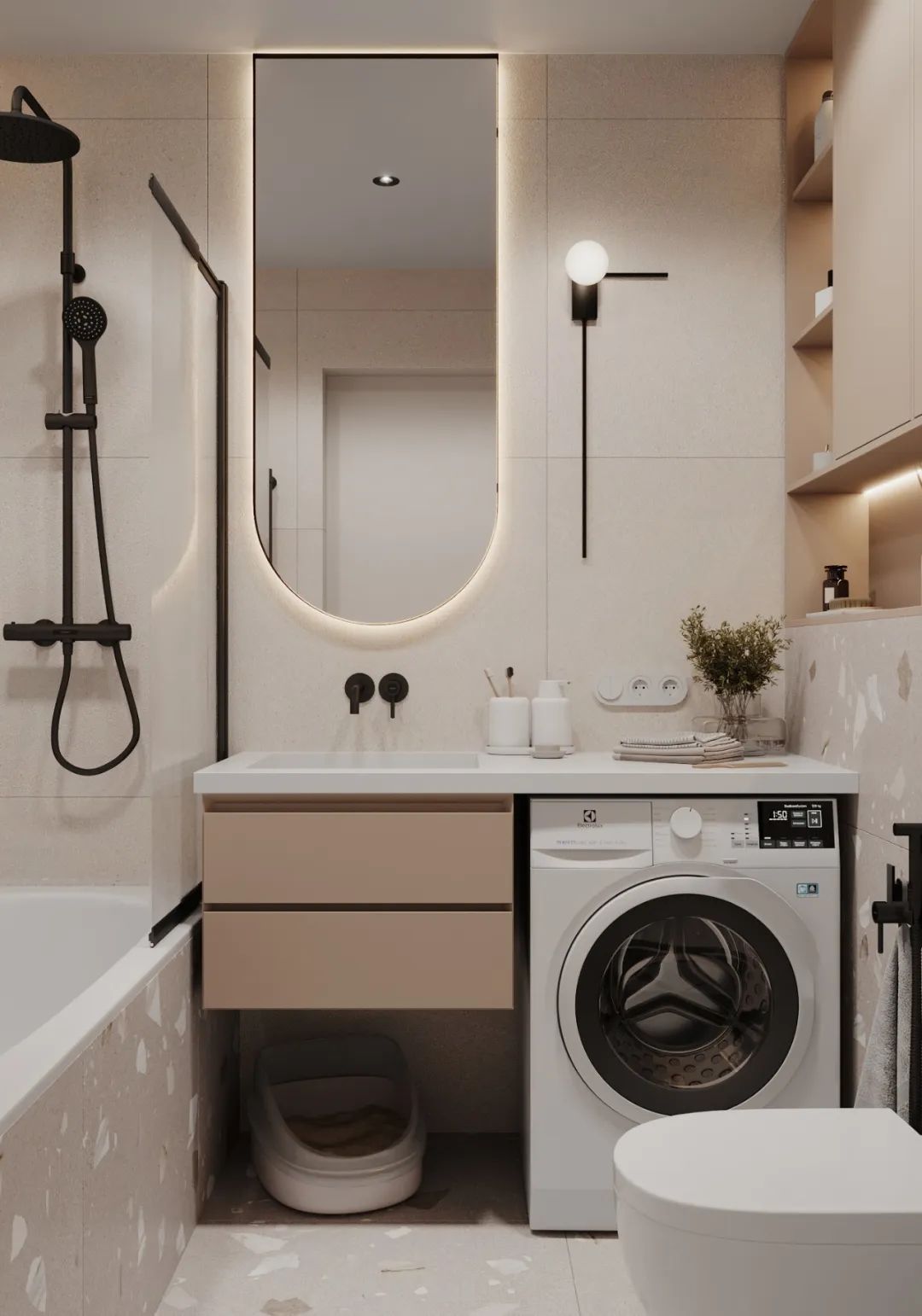 86㎡二居室公寓设计丨意大利丨意大利室内设计师Valeria Mahu-66