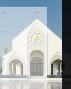Architectural_Deploy the chapel ceiling_Ben Cat Chapel