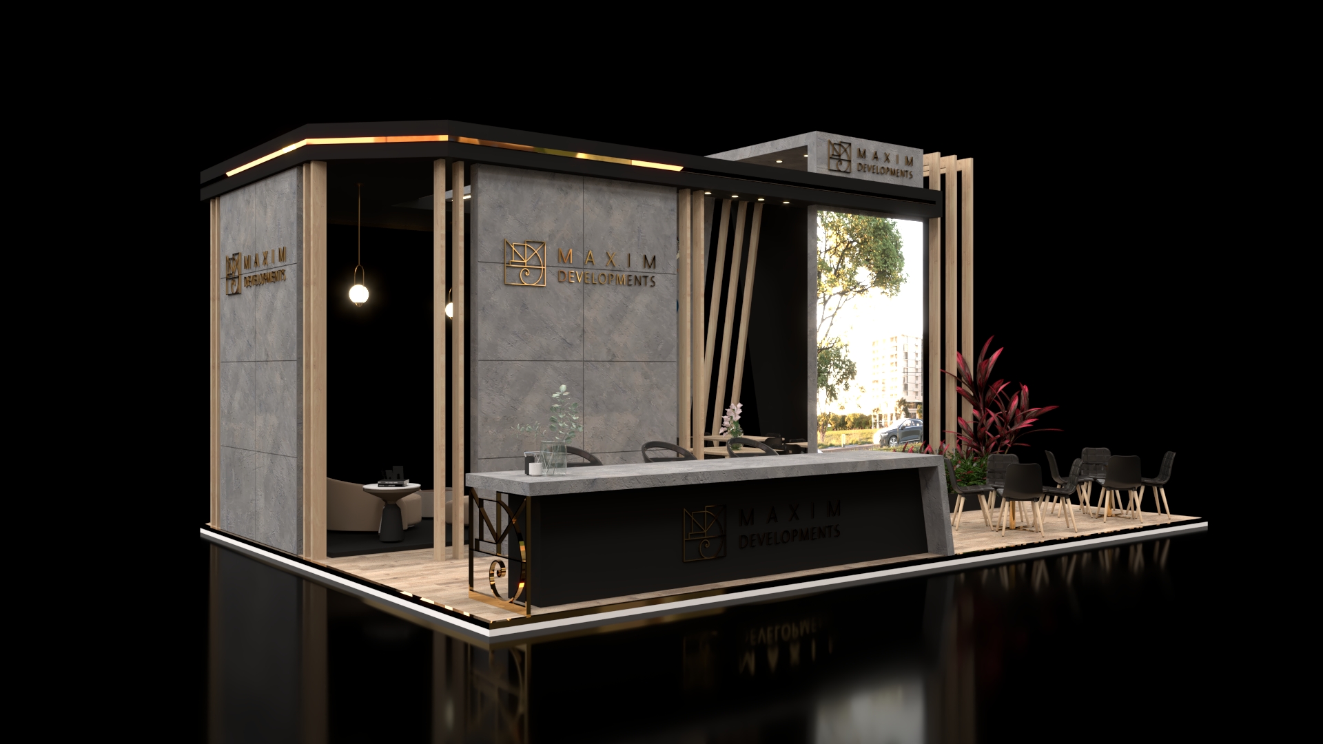 MAXIM DEVELOPMENTS BOOTH-1