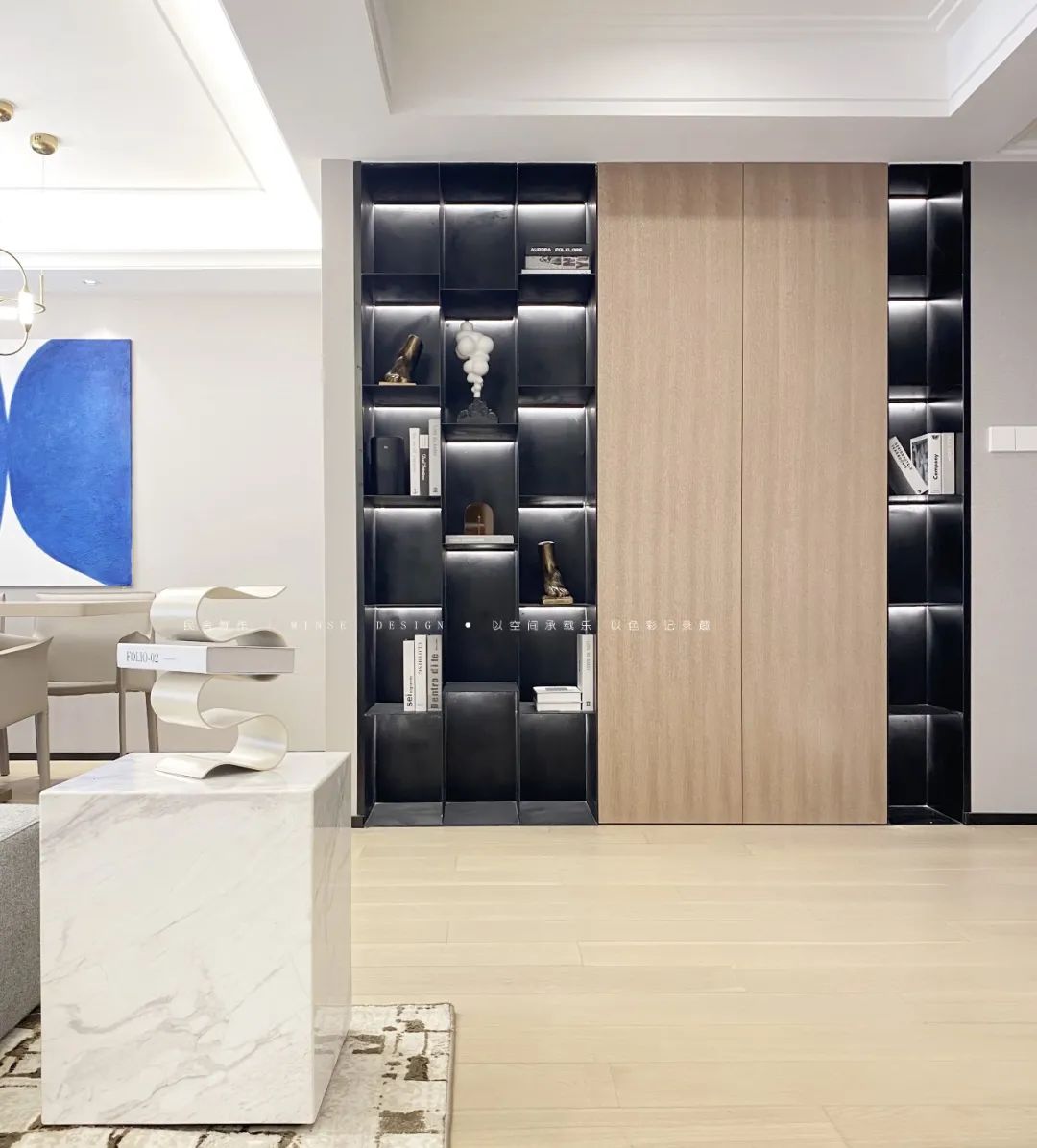 福州金辉溪溪里住宅空间 | 简约色彩与质感生活的融合-28