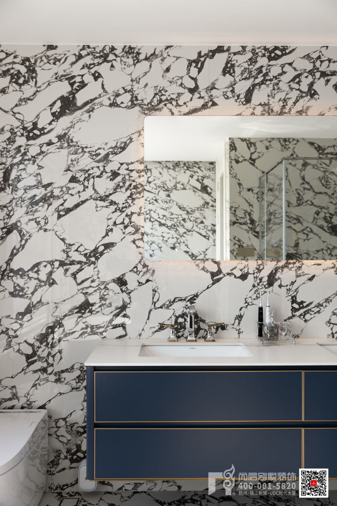 300㎡悦安佳府夏日轻法式装修丨杭州尚层装饰-41