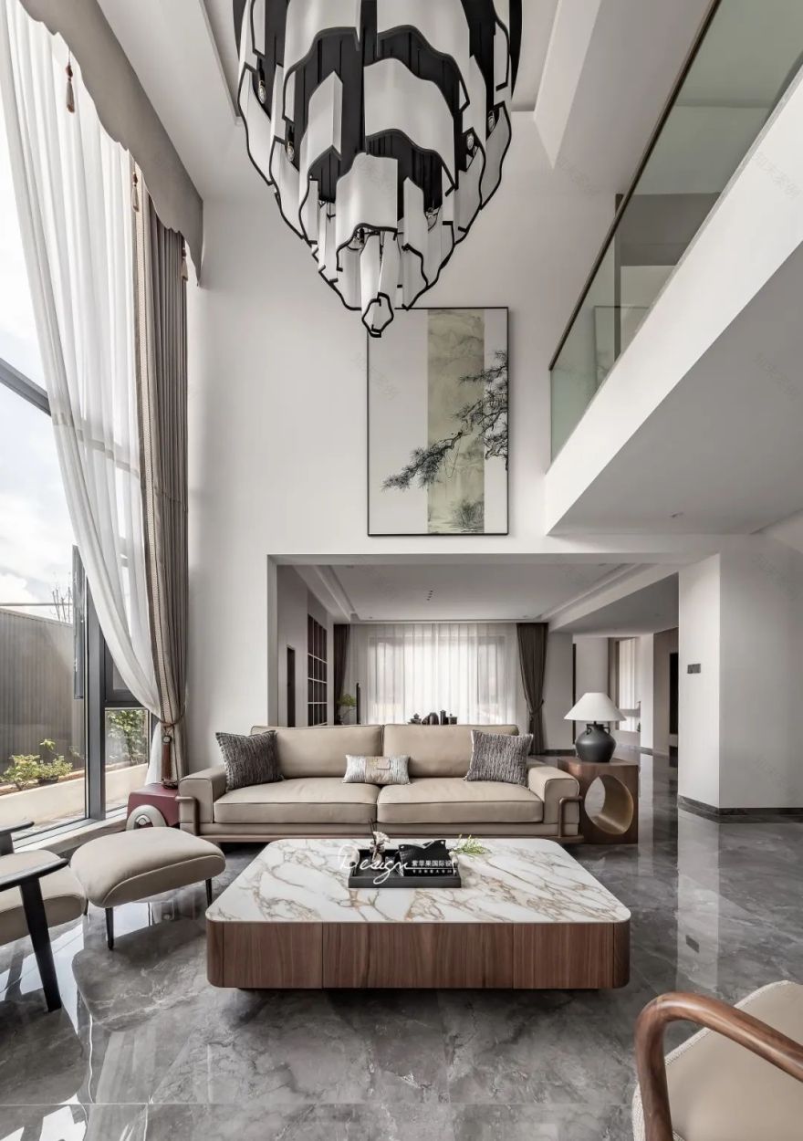 云康园简约中式设计丨紫苹果装饰集团-27